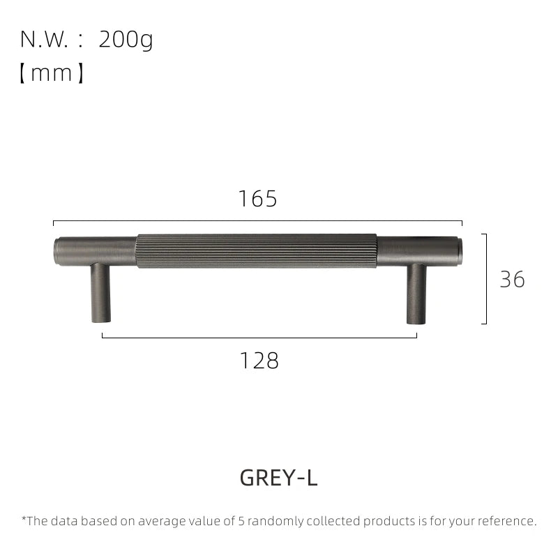 Dooroom Brass Stripe Furniture Handles Modern Brass Grey Wardrobe Dresser Cupboard Cabinet Drawer Shoe Box Wine Bar Pulls Knobs