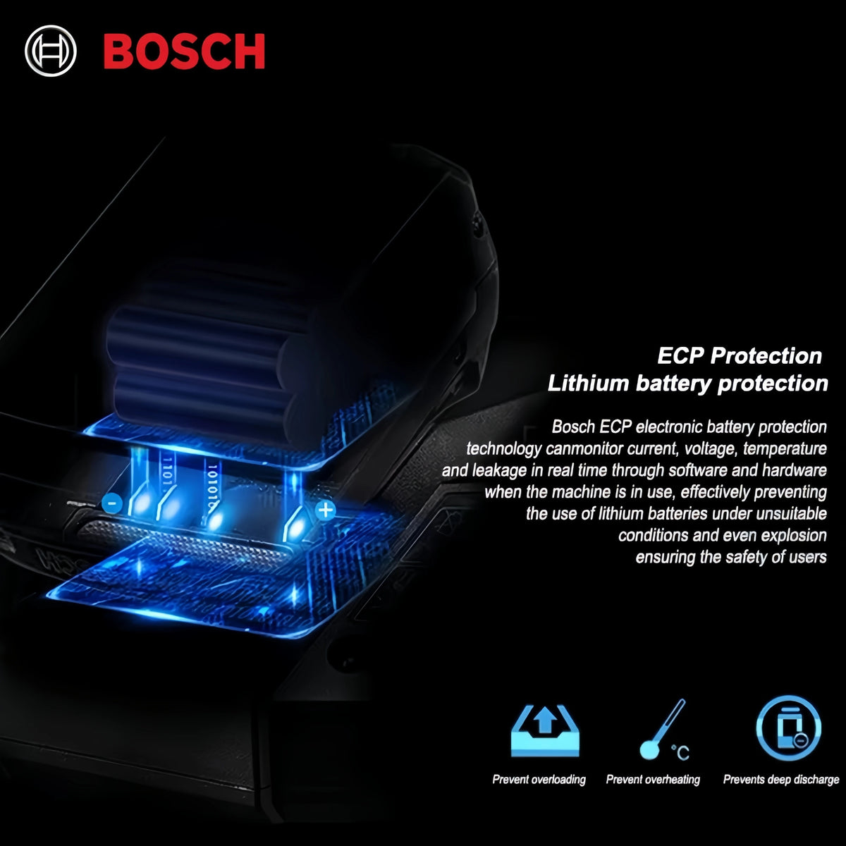 Original100% Bosch 18V battery, wireless power tool lithium battery, BAT609BAT610G BAT618BAT620BAT622GSR18V-LI，18V，6000mAh