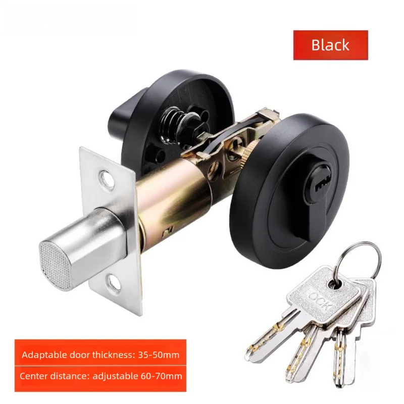 Multi-Color Household Invisible Lock Indoor Anti-Theft Lock Single-Sided Hidden Lock Bedroom Storage Basement Door Lock