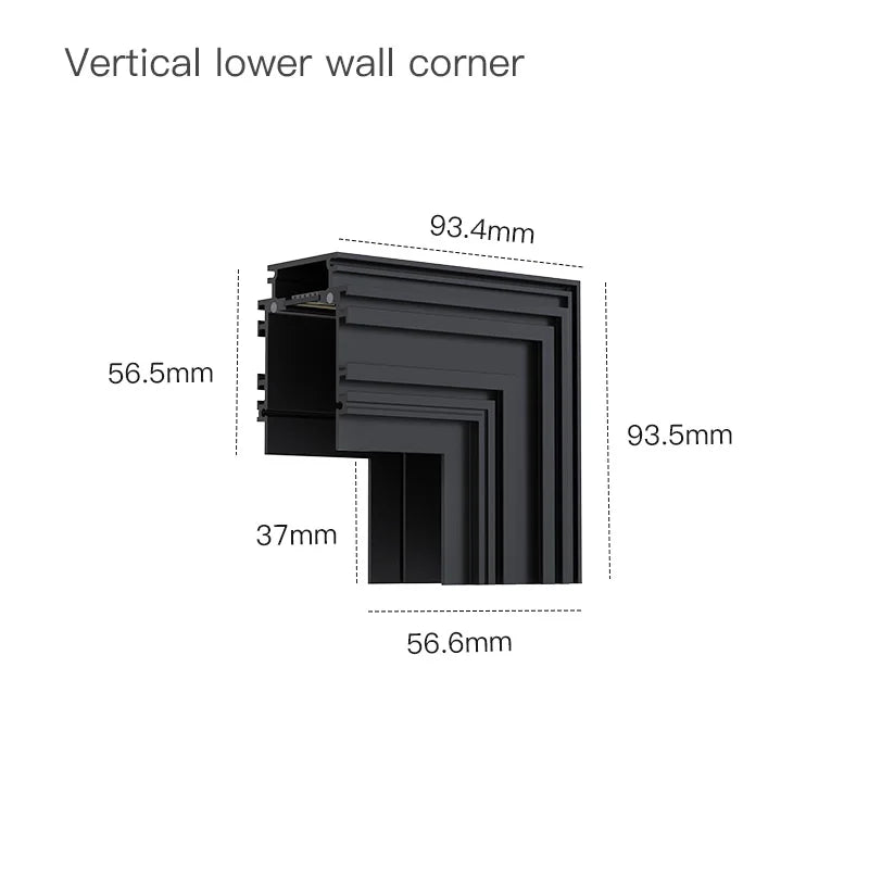 SCON Magnetic Track Lights 0-10V/Triac Dimmable System Embedded LED Rail Lightin Spotlight Floodlight Grille Ceiling Lamp DC24V