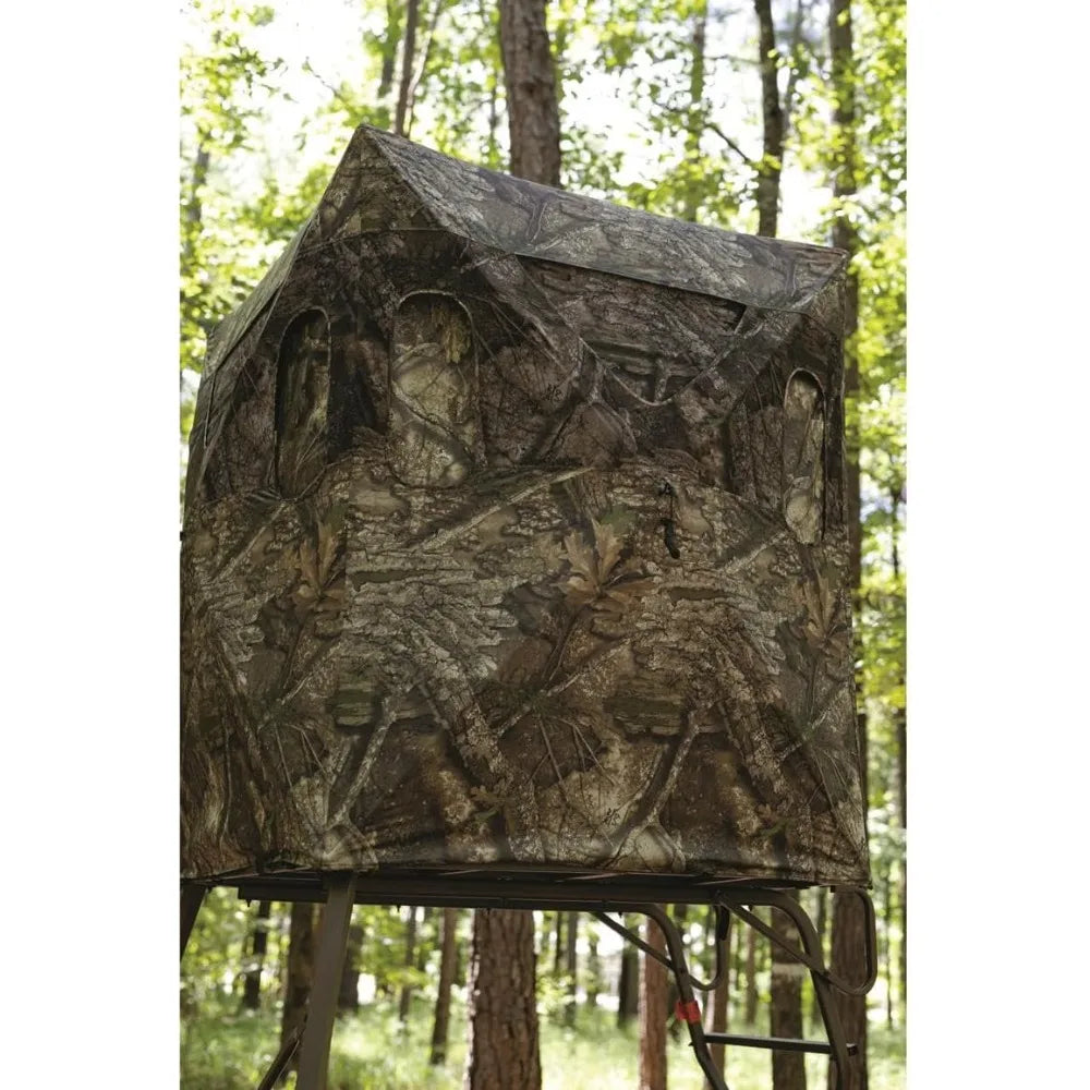 New US Shipping 6ft Tripod Hunting Tower Blind 2-Man Stand Equipment
