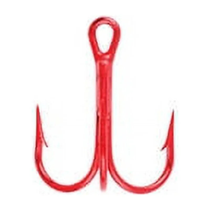 Regular Shank Hook, Red, Size 16