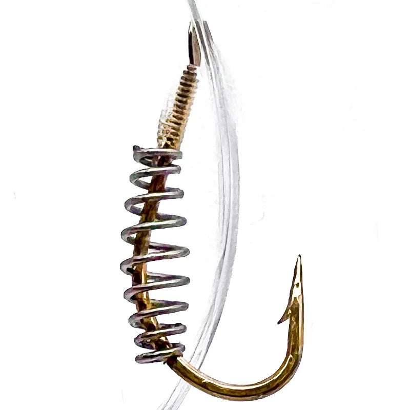 Bait Company Freshwater Snelled Spring Trout Hook, Size 10