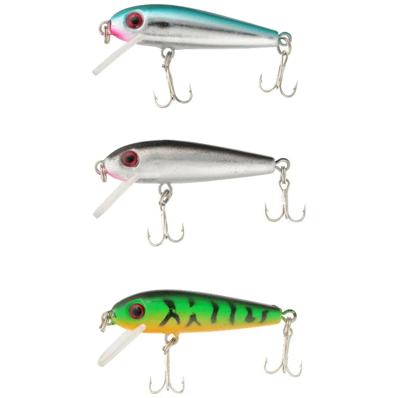 Trout Hard Bait Kit, 5 Pack, Assorted Colors