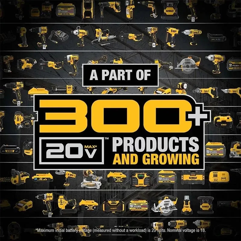 Authentic Dewalt Battery DCB609 60V/20V Max 9.0Ah Li-Ion FlexVolt Battery, High Power 180Wh Rechargeable Li-Ion 18V/54V Battery