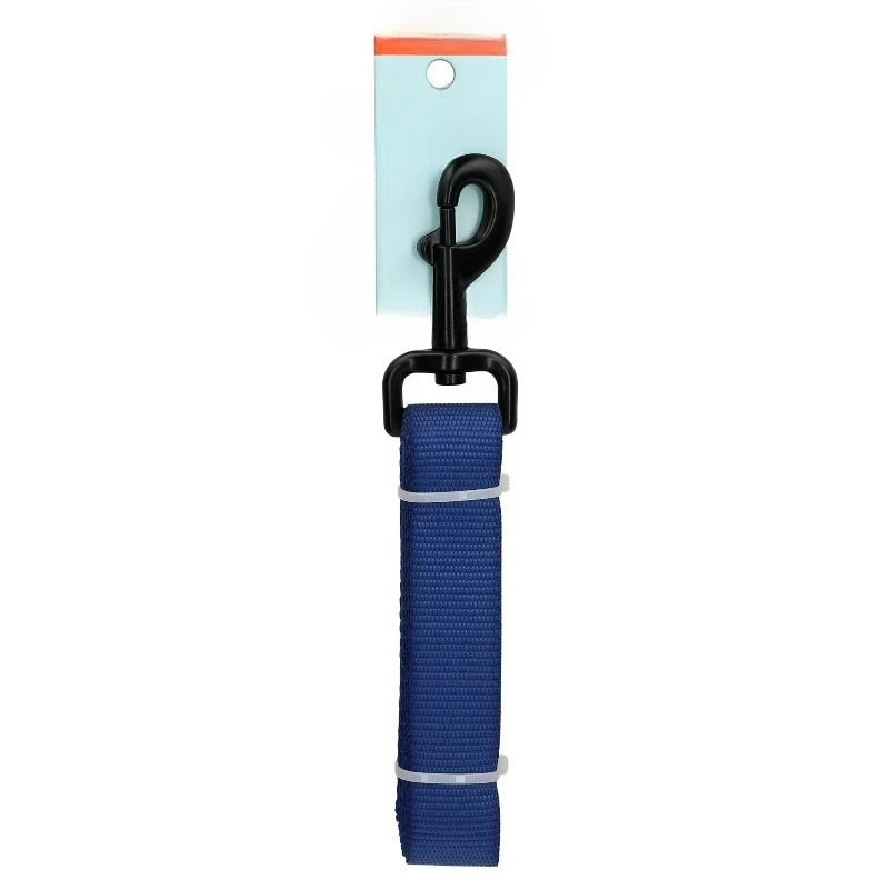 6' Solid Polyester Leash, Blue, M/L