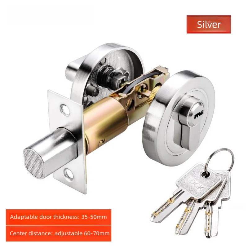 Multi-Color Household Invisible Lock Indoor Anti-Theft Lock Single-Sided Hidden Lock Bedroom Storage Basement Door Lock