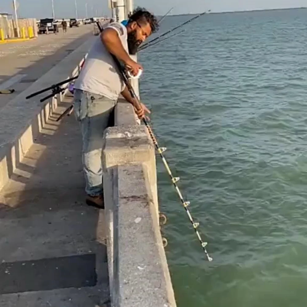 2 Sections Trolling Rod Saltwater Slowing Jigging Offshore Fishing Rod Boat Fishing Pole 180CM/165cm
